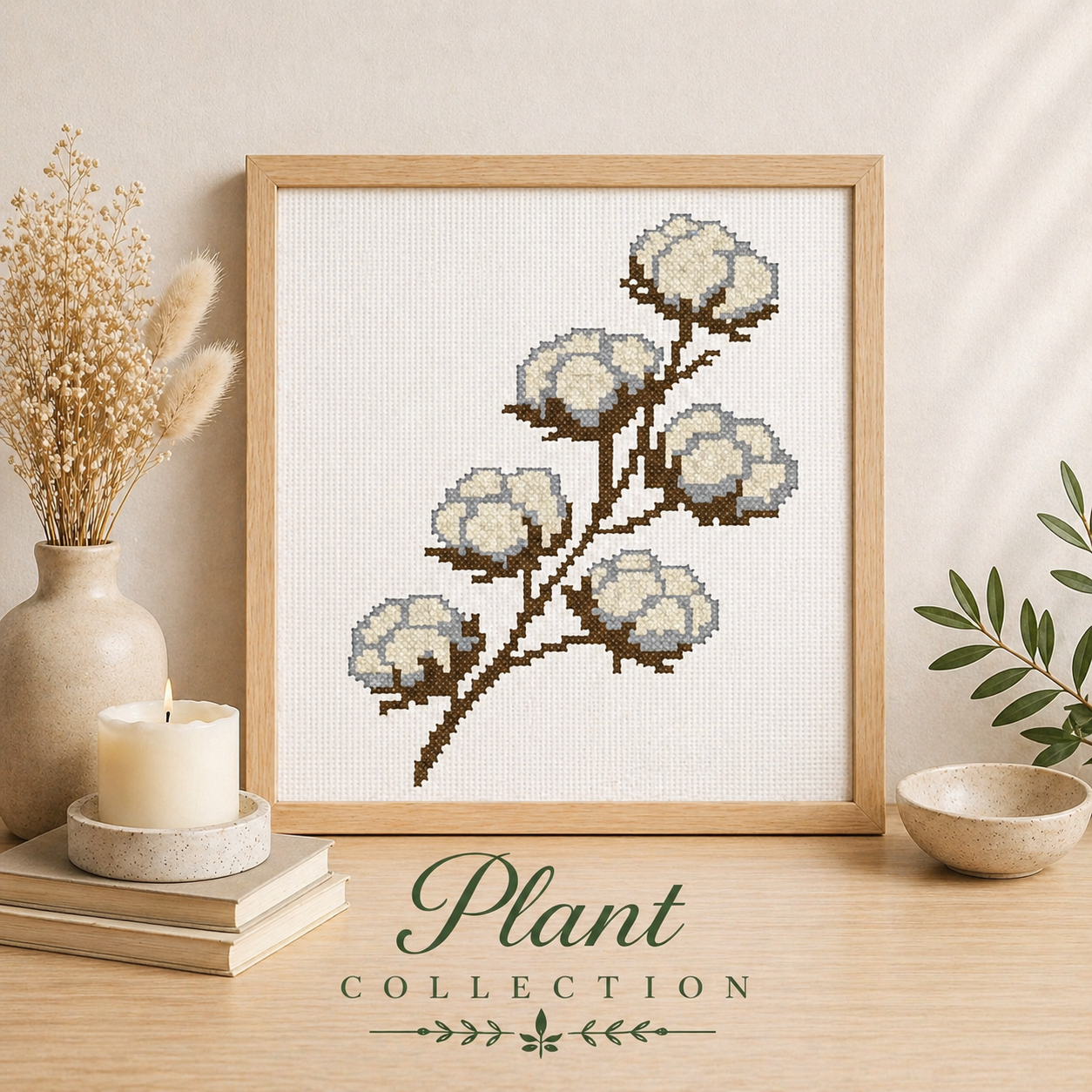 Plant cross stitch Collection