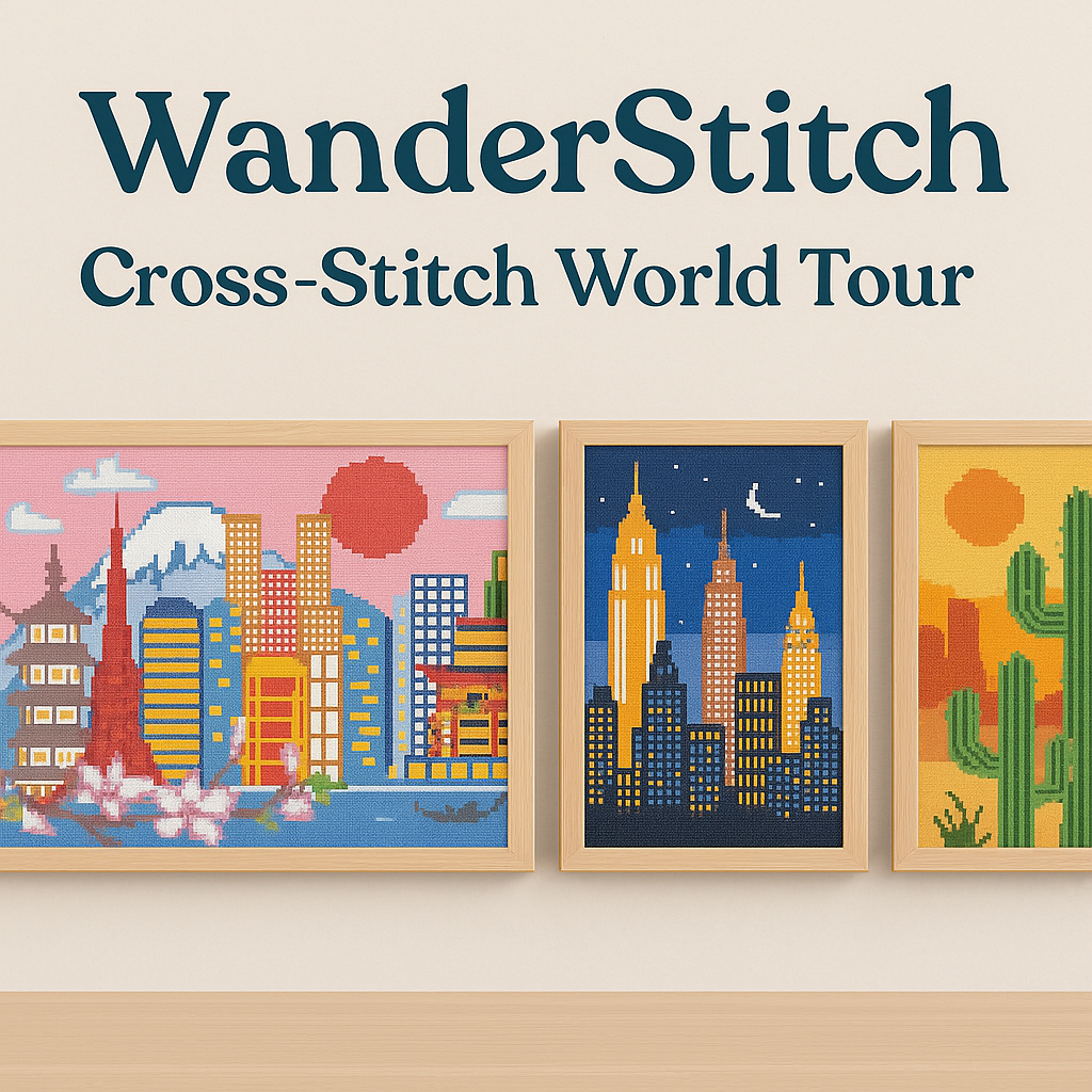 WanderStitch: Cross-Stitch World Tour