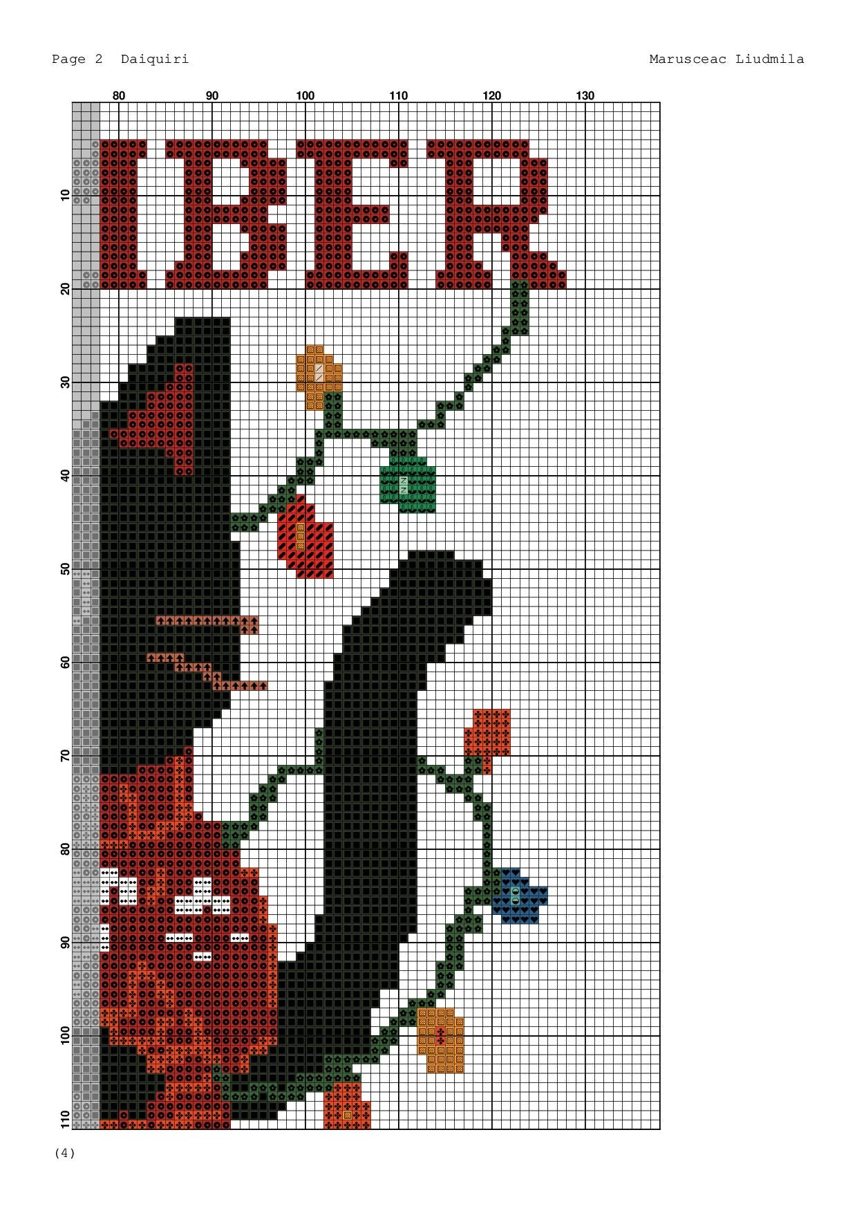 Cross Stitch Pattern – December Black Cat with Christmas Lights