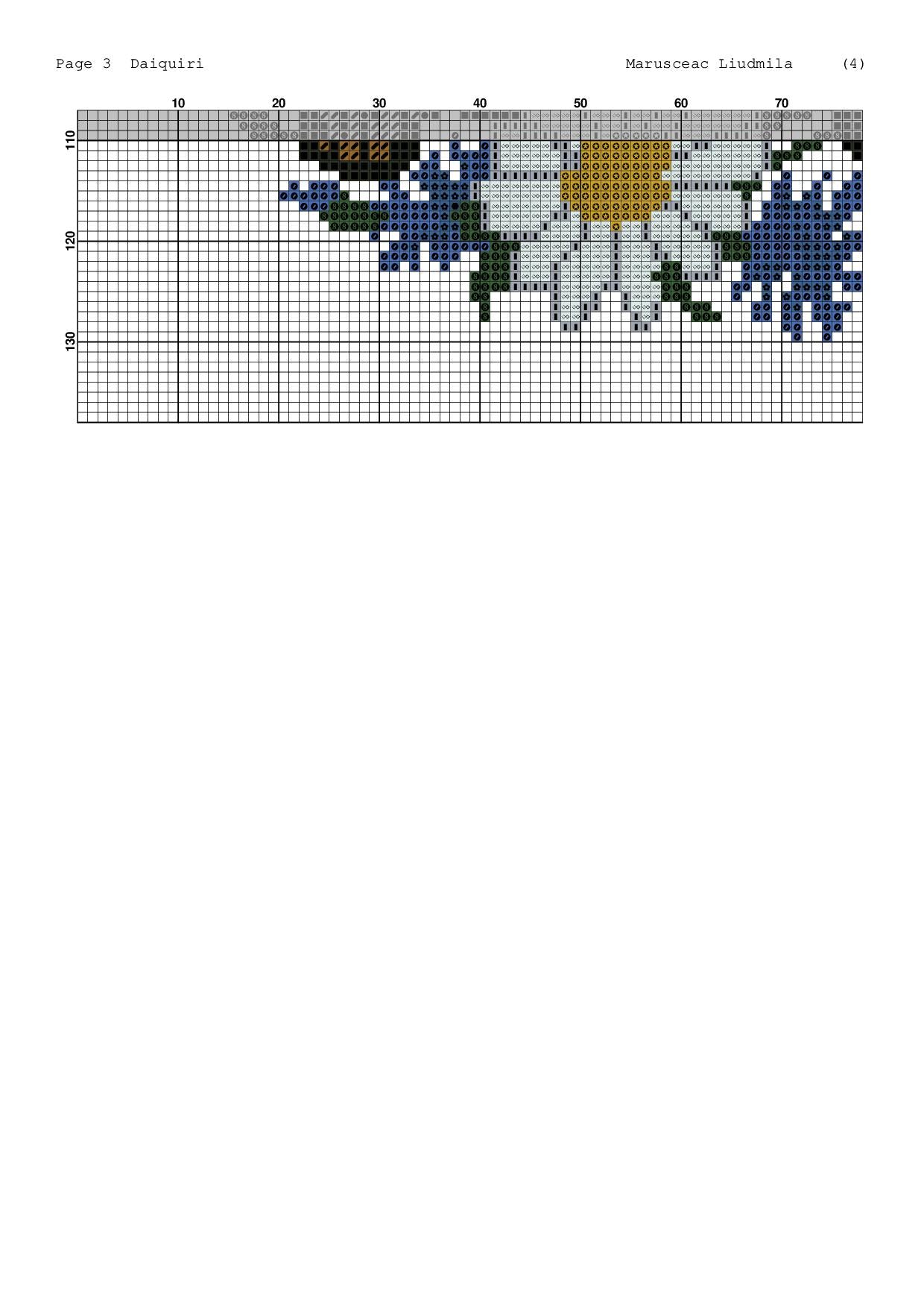 Daisy & Cornflower Butterfly Wreath Cross Stitch Pattern | 250x250 Floral Embroidery Design