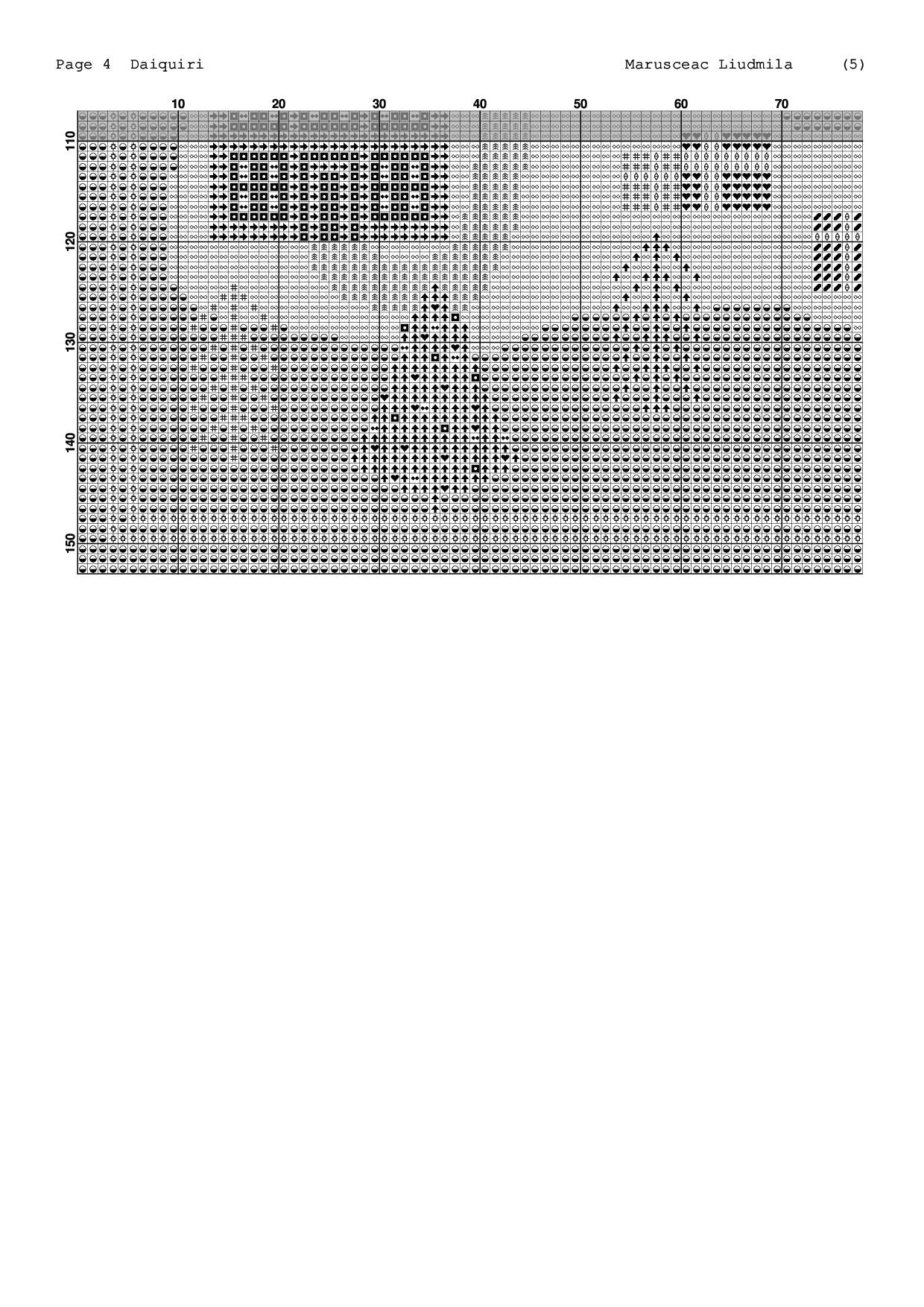 Winter Village Cross Stitch Pattern